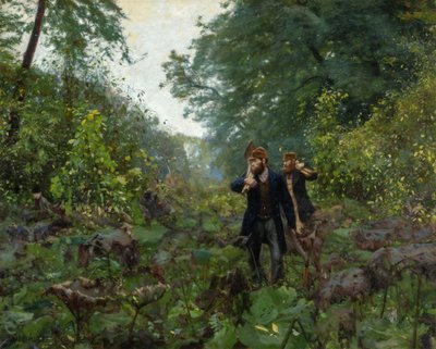 On Forbidden Roads by Hans Andersen Brendekilde