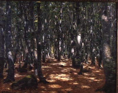 Sunlit Forest by Hans Andersen Brendekilde