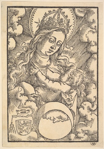 Madonna Lactans, from Enchiridon Poeticum, 1515 by Hans Baldung