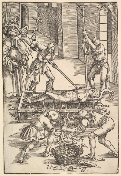 Martyrdom of St. Lawrence by Hans Baldung