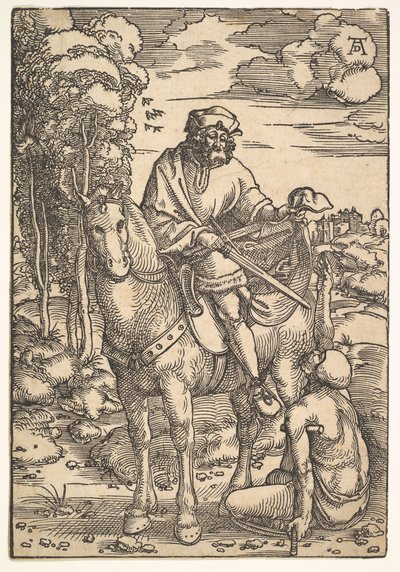 Saint Martin on Horseback, 15th-16th Century by Hans Baldung