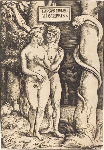 Adam and Eve, 1511 by Hans Baldung Grien