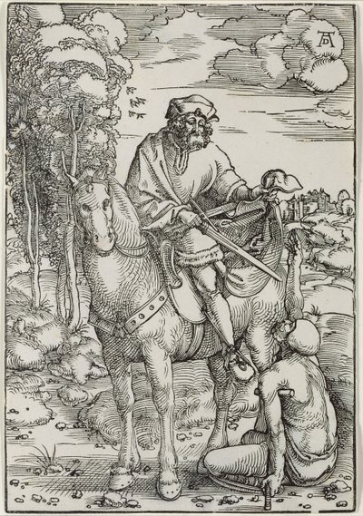 St. Martin Sharing his Cloak by Hans Baldung Grien