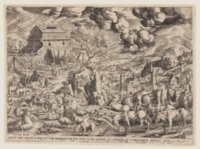 The Pairs of Animals Entering the Ark by Hans Bol