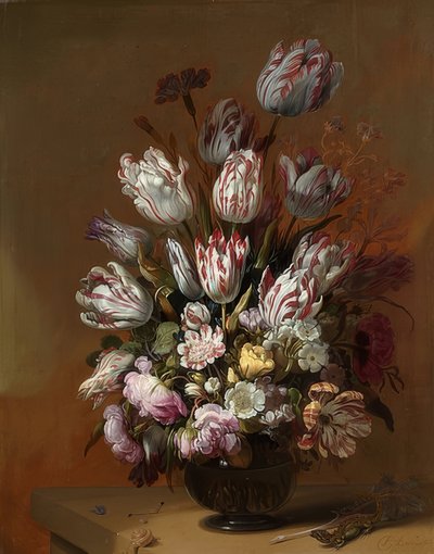 Flower Still Life by Hans Bollongier
