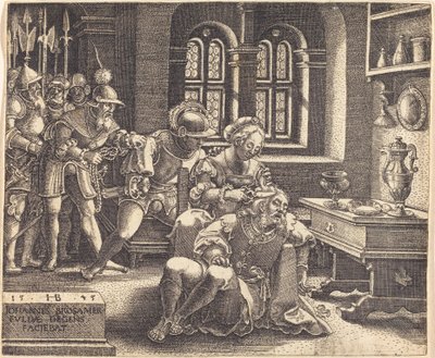 Samson and Delilah by Hans Brosamer