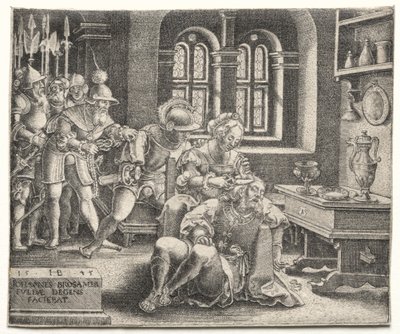 Samson and Delilah by Hans Brosamer