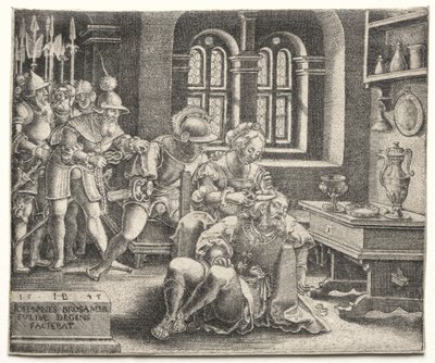 Samson and Delilah by Hans Brosamer