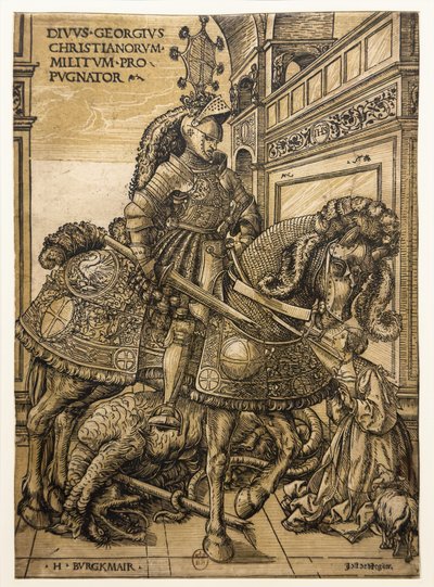 Saint George and the Dragon by Hans Burgkmair