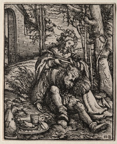 Samson and Delilah by Hans Burgkmair