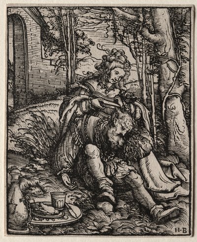 Samson and Delilah by Hans Burgkmair