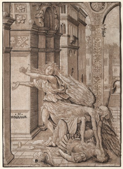 The Lovers Surprised by Death by Hans Burgkmair