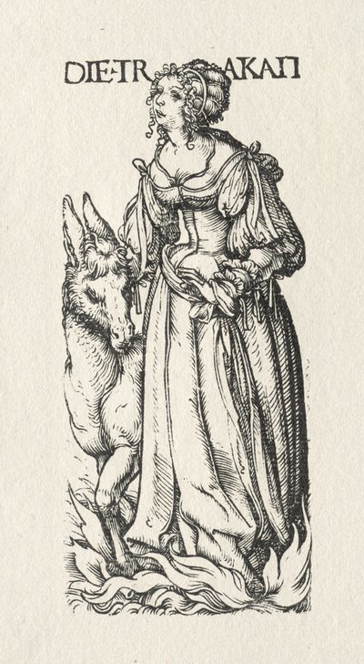 The Seven Vices: Sloth by Hans Burgkmair