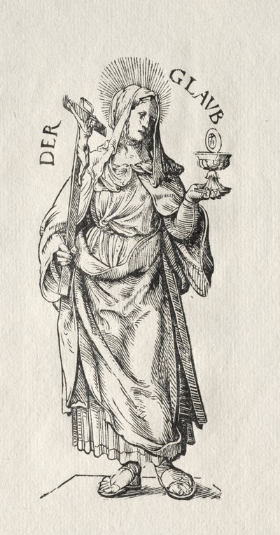 The Seven Virtues: Faith by Hans Burgkmair