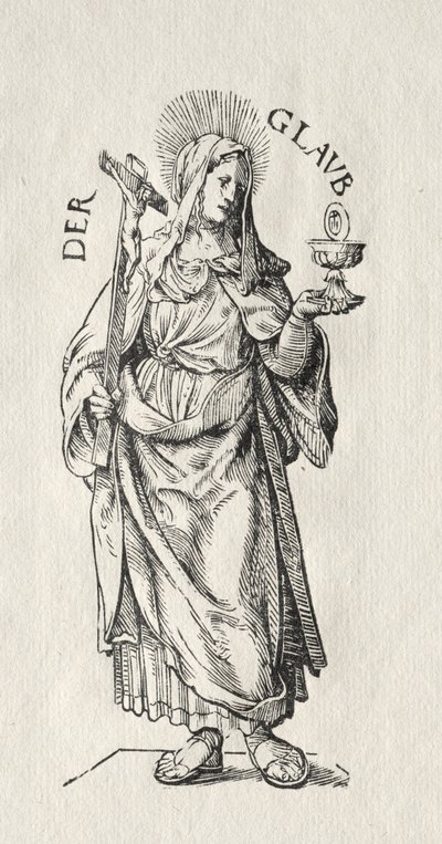 The Seven Virtues: Faith by Hans Burgkmair