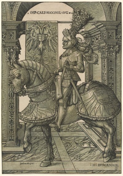 Emperor Maximilian I by Hans Burgkmair I