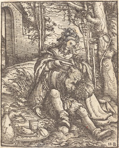 Samson and Delilah by Hans Burgkmair I