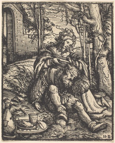 Samson and Delilah by Hans Burgkmair I