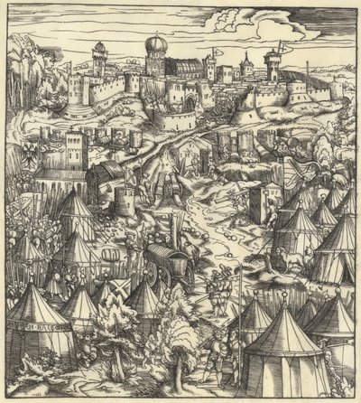 The Battle of Padua by Hans Burgkmair I
