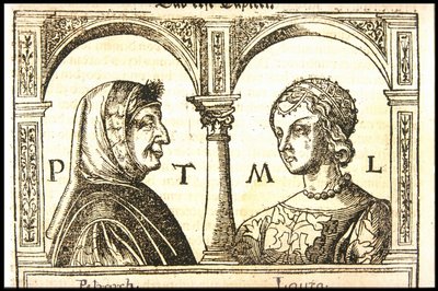 Petrarch and Laura by Hans Burgkmair the Elder
