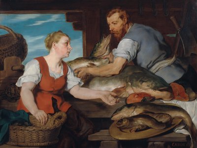 The Fish Market by Hans Canon