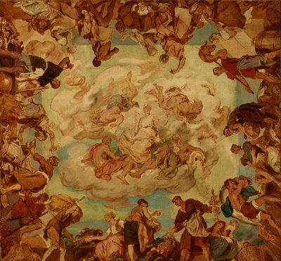 Fertility, Surrounded by the Four Elements by Hans Canon