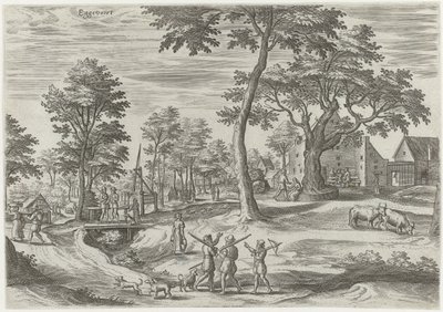 View of Eggevoort by Hans Collaert (I)