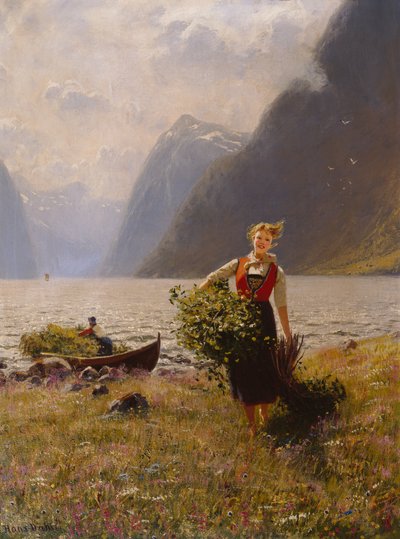 Dairymaid and Leaf Bunt by Hans Dahl