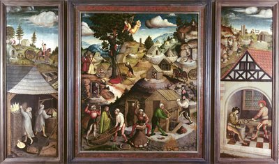 Mining Landscape, 1521 by Hans Hesse
