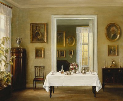 An Interior by Hans Hilsoe