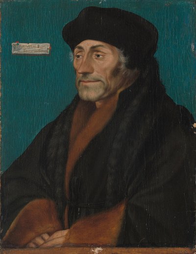 Erasmus of Rotterdam (1466-1536) by Hans Holbein der Jüngere