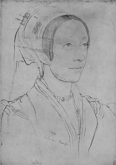 A Lady: Unknown, c1532-1543 by Hans Holbein der Jüngere