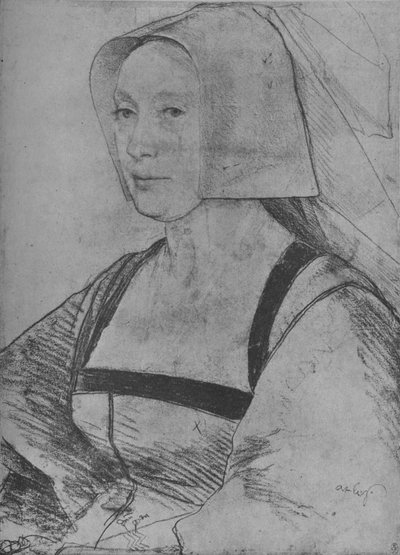 A Woman: Unknown, 1526-1528-1945 by Hans Holbein der Jüngere