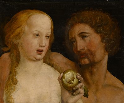 Adam and Eve by Hans Holbein der Jüngere