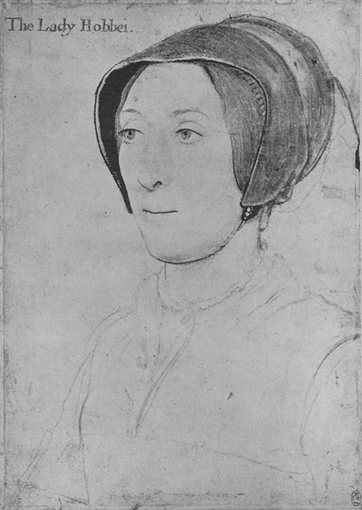 Elizabeth Hoby, c1532-1543 by Hans Holbein der Jüngere