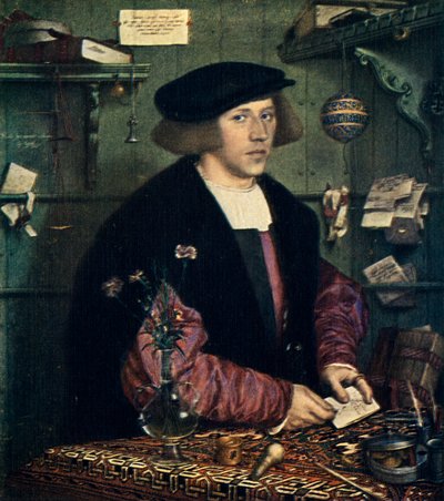 George Gisze, 1532 by Hans Holbein der Jüngere