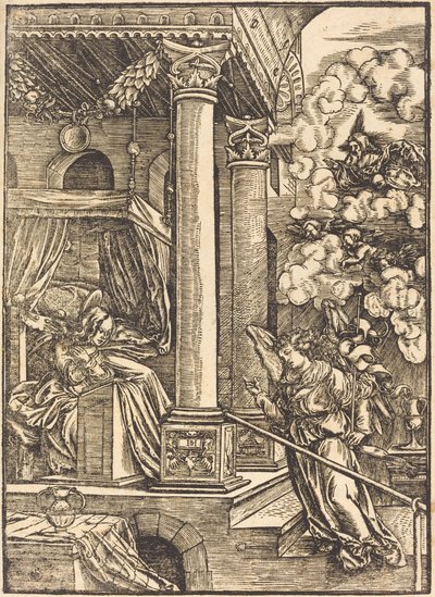 The Annunciation by Hans Leonard Schaufelein