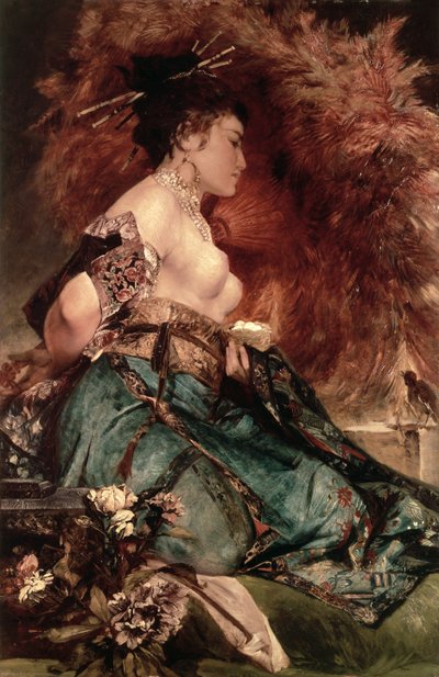 Japanese Girl by Hans Makart
