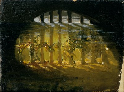 Motif from Hellbrunn Palace Park by Hans Makart