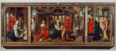 Adoration of the Magi: Whole Triptych by Hans Memling