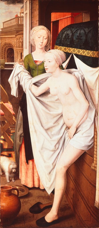 Bathsheba at Her Bath by Hans Memling