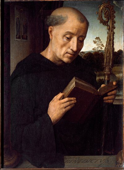 Representation of Saint Benedict of Nursia by Hans Memling