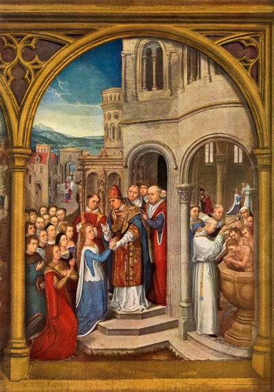The Arrival in Rome, 1489 by Hans Memling