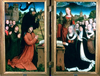 Triptych of the Family Moreel, 1484 by Hans Memling