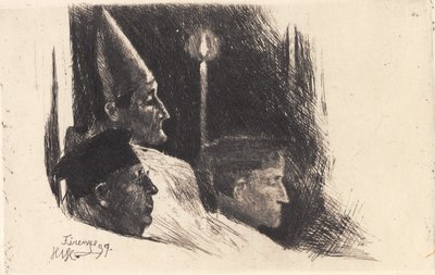 The Archbishop in Florence Celebrates Easter Mass by Hans Nikolaj Hansen