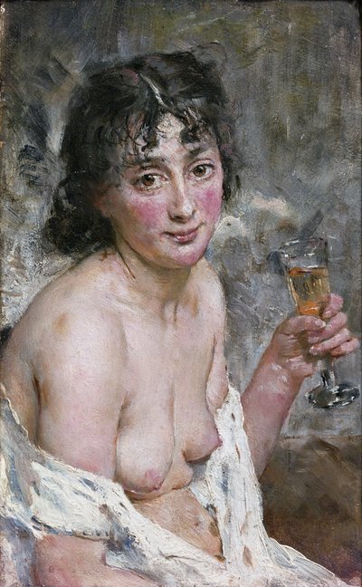 Champagne Girl by Hans Olaf Heyerdahl