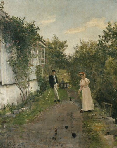 Croquet by Hans Olaf Heyerdahl