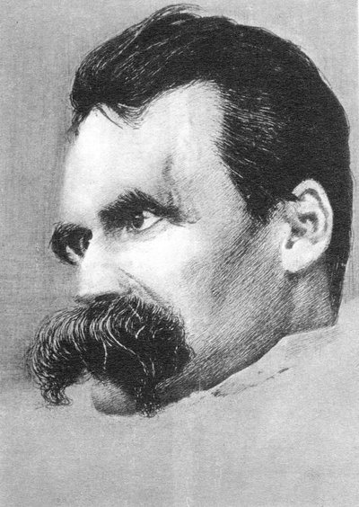 Friedrich Wilhelm Nietzsche, German philosopher and writer by Hans Olde
