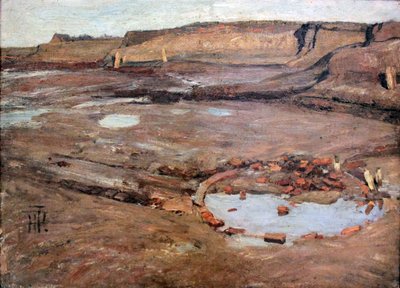 Dwelling Mound on Oland by Hans Peter Feddersen