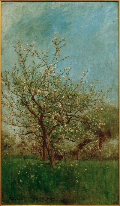 Blossoming Trees Uerdenbach by Hans Peter Feddersen der Jüngere